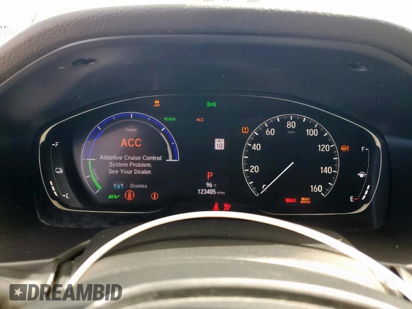 2020 Honda Accord Touring with VIN 1HGCV3F90LA008959, listed as a Copart auction lot 58042935 with 123,405 mi miles and Clean title. Bid and sale history available at DreamBid. Image 9.