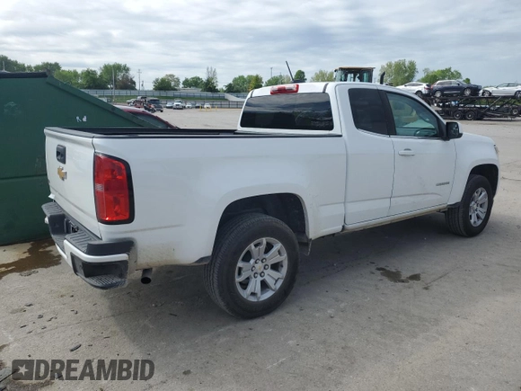 2020 Chevrolet Colorado 2WD LT with VIN 1GCHSCEA8L1160917, listed as a Copart auction lot 56030275 with 82,499 mi miles and Salvage title. Bid and sale history available at DreamBid. Image 3.