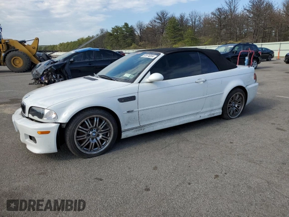 2003 BMW 3 Series M3 z VIN WBSBR93413PK01766, wystawiony jako Copart lot #53574054 z przebiegiem Nie podano mil oraz Czysty tytuł • Clean title. Historia ofert i sprzedaży dostępna na DreamBid. Obrazek 1.