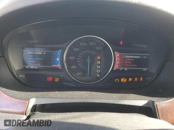 2013 Ford Edge Limited with VIN 2FMDK4KC6DBC34864, listed as a Copart auction lot 41521345 with 167,793 mi miles and Salvage Title. Bid and sale history available at carsss.com. Image 9.