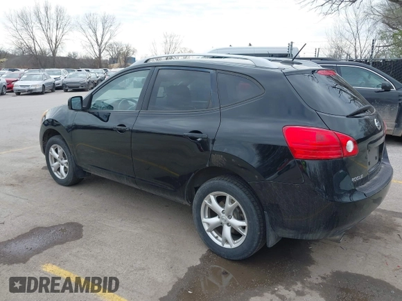2008 Nissan Rogue SL with VIN JN8AS58V88W411610, listed as a IAAI auction lot 41859380 with 188,517 mi miles and . Bid and sale history available at DreamBid. Image 3.