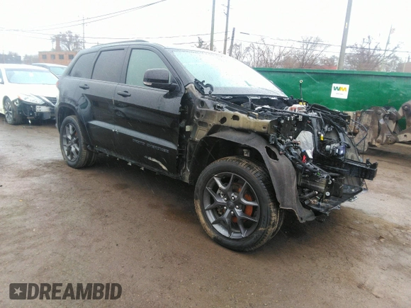 2020 Jeep Grand Cherokee Limited X with VIN 1C4RJFBG5LC326526, listed as a IAAI auction lot 41853571 with 0 mi miles. Bid and sale history available at carsss.com. Image 1.