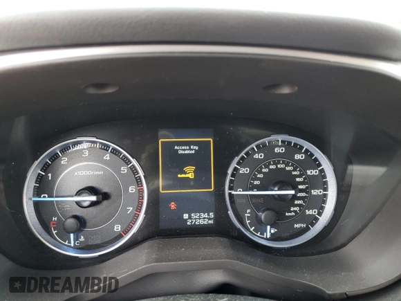 2022 Subaru Ascent Touring with VIN 4S4WMARDXN3428637, listed as a Copart auction lot 58927905 with 27,262 mi miles and Salvage title. Bid and sale history available at DreamBid. Image 9.