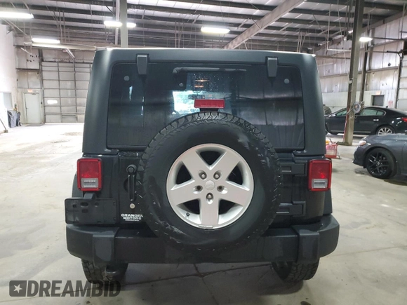 2016 Jeep Wrangler Unlimited Freedom с VIN 1C4BJWDG0GL158413, выставлен на аукционе Copart как лот 56829765 с пробегом 65 794 миль миль и Списание • Salvage title. История ставок и продаж доступна на DreamBid. Изображение 6.