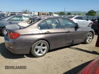 2014 BMW 3 Series 328i with VIN WBA3C1C54EK115517, listed as a Copart auction lot 52982655 with 63,203 mi miles and Salvage Title. Bid and sale history available at carsss.com. Image 3.