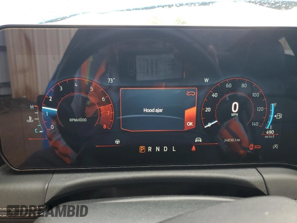 2024 Ford Mustang EcoBoost with VIN 1FA6P8TH0R5130338, listed as a Copart auction lot 51929615 with 24,830 mi miles and Clean Title. Bid and sale history available at DreamBid. Image 9.