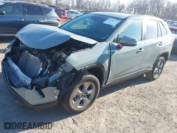 2023 Toyota RAV4 Hybrid XLE with VIN 4T3RWRFV2PU102578, listed as a IAAI auction lot 41792776 with 26,147 mi miles. Bid and sale history available at carsss.com. Image 18.