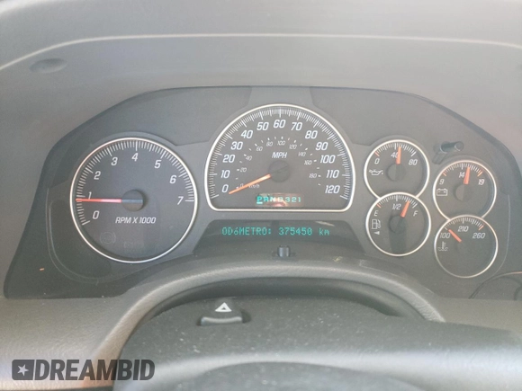 2004 GMC Envoy SLT with VIN 1GKDT13S242417226, listed as a Copart auction lot 46111865 with 375,450 mi miles and Salvage Title. Bid and sale history available at DreamBid. Image 9.