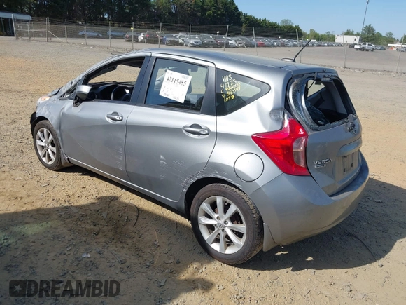 2015 Nissan Note SV with VIN 3N1CE2CPXFL390347, listed as a IAAI auction lot 42115455 with 117,924 mi miles and . Bid and sale history available at DreamBid. Image 3.
