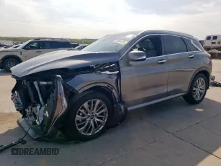 2023 Infiniti QX50 Luxe with VIN 3PCAJ5BA3PF105275, listed as a Copart auction lot 50584265 with 26,399 mi miles and Salvage title. Bid and sale history available at DreamBid. Image 1.