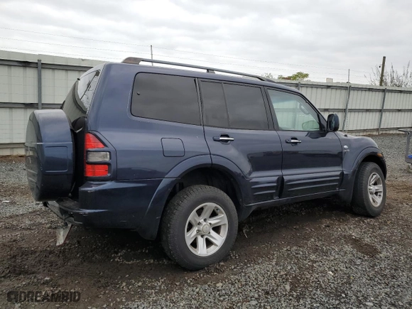2002 Mitsubishi Montero LTD with VIN JA4MW51R52J046697, listed as a Copart auction lot 74213784 with 0 miles and Salvage Title. Bid and sale history available at carsss.com. Image 3.
