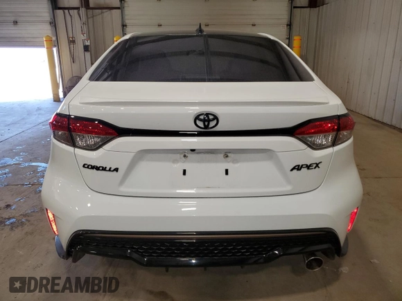 2021 Toyota Corolla SE with VIN 5YFM4MCE6MP076791, listed as a Copart auction lot 52024225 with 24,895 mi miles and Salvage Title. Bid and sale history available at carsss.com. Image 6.
