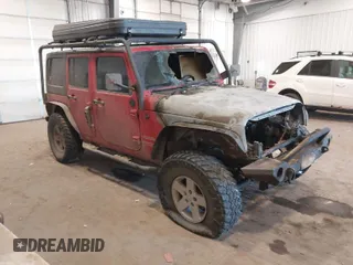2011 Jeep Wrangler Unlimited Sport with VIN 1J4HA3H1XBL534312, listed as a IAAI auction lot 41030703 with 1 mi miles. Bid and sale history available at carsss.com. Image 1.