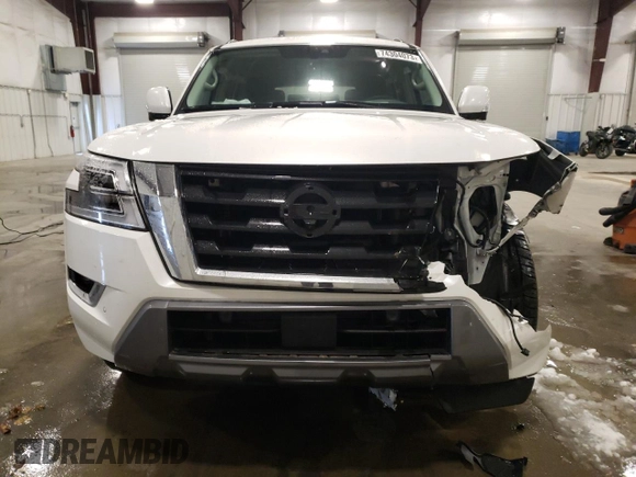2023 Nissan Armada SL with VIN JN8AY2BB2P9831582, listed as a Copart auction lot 74304073 with 3,044 mi miles. Bid and sale history available at carsss.com. Image 5.