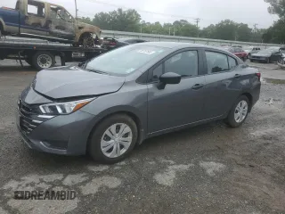 2024 Nissan Versa S with VIN 3N1CN8DV4RL881341, listed as a Copart auction lot 55797665 with 12,938 mi miles and Salvage title. Bid and sale history available at DreamBid. Image 1.