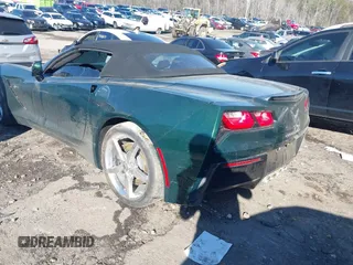 2014 Chevrolet Corvette 3LT with VIN 1G1YF3D73E5128925, listed as a IAAI auction lot 41398692 with 1 mi miles. Bid and sale history available at carsss.com. Image 3.