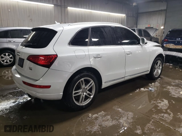 2016 Audi Q5 Premium Plus with VIN WA1L2AFP2GA128420, listed as a Copart auction lot 45652705 with 87,461 mi miles and Salvage Title. Bid and sale history available at carsss.com. Image 3.