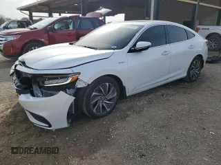 2022 Honda Insight Touring with VIN 19XZE4F92NE007889, listed as a Copart auction lot 48177315 with 25,824 mi miles and Salvage Title. Bid and sale history available at DreamBid. Image 1.