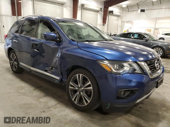 2020 Nissan Pathfinder Platinum with VIN 5N1DR2DM6LC595368, listed as a Copart auction lot 62003495 with 101,165 mi miles and Salvage title. Bid and sale history available at DreamBid. Image 4.