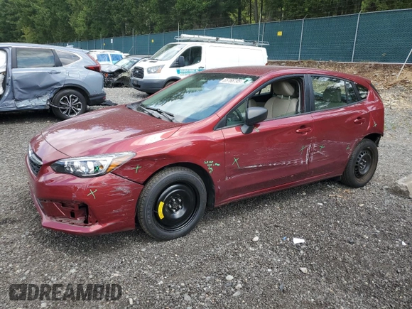 2023 Subaru Impreza z VIN 4S3GTAB62P3703220, wystawiony jako Copart lot #65766795 z przebiegiem 21 118 mil mil oraz Szkoda całkowita • Salvage title. Historia ofert i sprzedaży dostępna na DreamBid. Obrazek 1.