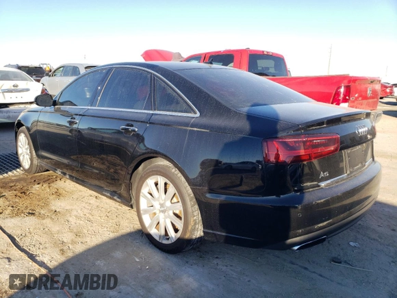 2016 Audi A6 2.0T Premium Plus with VIN WAUDFAFC6GN057613, listed as a Copart auction lot 82015374 with 121,319 mi miles and Salvage Title. Bid and sale history available at carsss.com. Image 2.