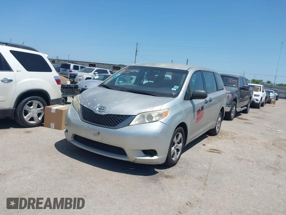2014 Toyota Sienna L with VIN 5TDZK3DC1ES410012, listed as a IAAI auction lot 42005001 with 440,789 mi miles. Bid and sale history available at carsss.com. Image 17.