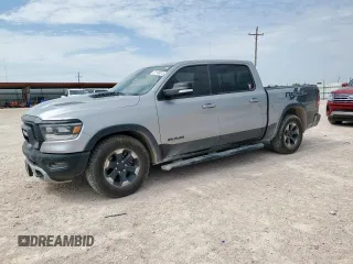 2019 Ram 1500 Rebel with VIN 1C6SRFLT7KN790434, listed as a Copart auction lot 61146015 with 139,366 mi miles and Salvage title. Bid and sale history available at DreamBid. Image 1.