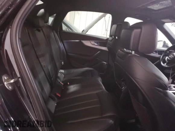 2017 Audi A4 Premium Plus with VIN WAUENAF42HN041975, listed as a Copart auction lot 88557315 with 74,291 mi miles and Salvage Title. Bid and sale history available at carsss.com. Image 10.
