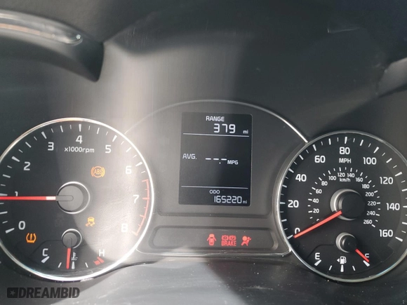2017 Kia Forte LX with VIN 3KPFK4A78HE010026, listed as a Copart auction lot 46335485 with 165,220 mi miles and Salvage Title. Bid and sale history available at carsss.com. Image 9.