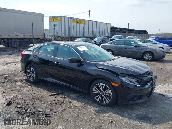 2017 Honda Civic Sedan EX-T with VIN 19XFC1F32HE204861, listed as a IAAI auction lot 42031039 with 61,043 mi miles. Bid and sale history available at carsss.com. Image 1.