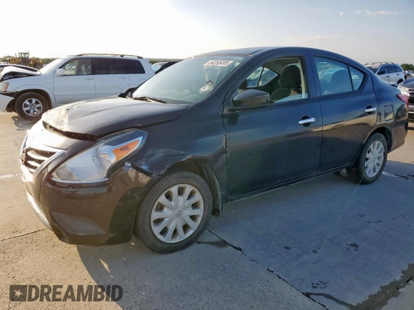2017 Nissan Versa S with VIN 3N1CN7AP5HL888958, listed as a Copart auction lot 64255495 with 67,417 mi miles and Salvage title. Bid and sale history available at DreamBid. Image 1.