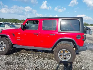 2020 Jeep Wrangler Unlimited Sahara High Altitude with VIN 1C4HJXEG2LW182641, listed as a IAAI auction lot 40130890 with 79,984 mi miles and . Bid and sale history available at DreamBid. Image 14.