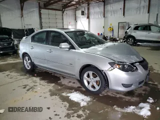 2006 Mazda 3 i Touring with VIN JM1BK32F261400618, listed as a Copart auction lot 46301165 with 177,837 mi miles and Salvage Title. Bid and sale history available at DreamBid. Image 4.