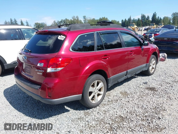 2013 Subaru Outback Premium with VIN 4S4BRBCC2D3324082, listed as a IAAI auction lot 42510079 with 129,475 mi miles and . Bid and sale history available at DreamBid. Image 4.