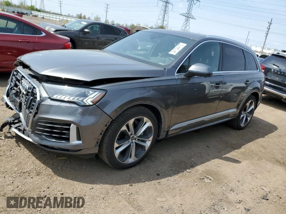 2021 Audi Q7 Prestige с VIN WA1VXAF72MD013689, выставлен на аукционе Copart как лот 54754415 с пробегом 80 996 миль миль и Списание • Salvage title. История ставок и продаж доступна на DreamBid. Изображение 1.