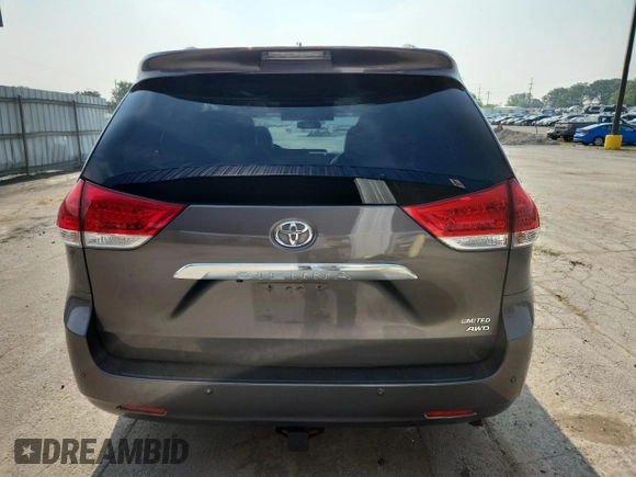 2011 Toyota Sienna XLE with VIN 5TDDK3DC6BS026264, listed as a Copart auction lot 60548865 with 147,516 mi miles and Salvage title. Bid and sale history available at DreamBid. Image 6.