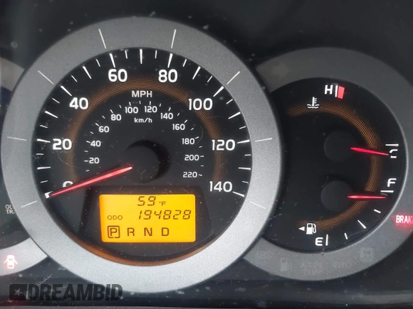 2012 Toyota RAV4 with VIN 2T3ZF4DV4CW126901, listed as a IAAI auction lot 41713361 with 194,828 mi miles. Bid and sale history available at carsss.com. Image 7.