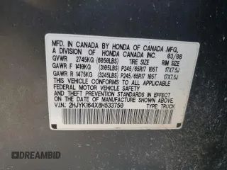 2008 Honda Ridgeline RTS z VIN 2HJYK164X8H533750, wystawiony jako Copart lot #47401575 z przebiegiem 213 985 mil mil oraz Szkoda całkowita • Salvage title. Historia ofert i sprzedaży dostępna na DreamBid. Obrazek 12.