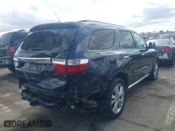 2013 Dodge Durango Crew with VIN 1C4SDJDT6DC674391, listed as a IAAI auction lot 41731991 with 119,235 mi miles. Bid and sale history available at carsss.com. Image 4.