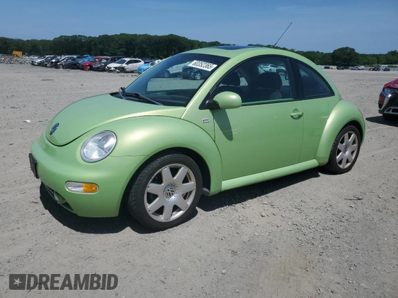 2003 Volkswagen Beetle GLS z VIN 3VWCD21C13M419124, wystawiony jako Copart lot #60352365 z przebiegiem 56 874 mil mil oraz Czysty tytuł • Clean title. Historia ofert i sprzedaży dostępna na DreamBid. Obrazek 1.