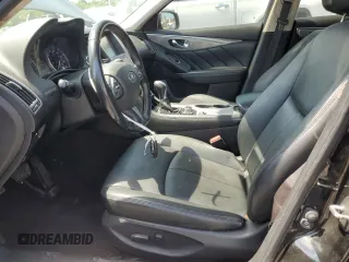 2015 Infiniti Q50 Premium with VIN JN1BV7AP3FM342903, listed as a Copart auction lot 56662055 with 124,154 mi miles and Salvage title. Bid and sale history available at DreamBid. Image 7.