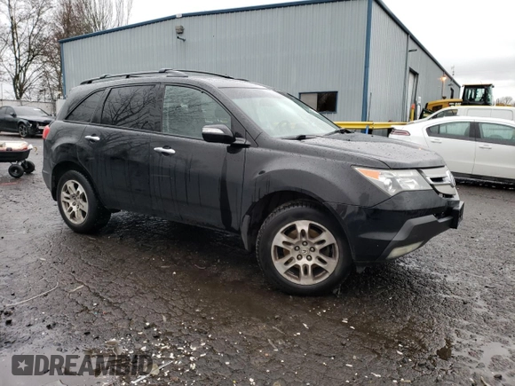 2008 Acura MDX with VIN 2HNYD28228H507332, listed as a Copart auction lot 41341965 with 221,947 mi miles and Salvage Title. Bid and sale history available at DreamBid. Image 4.