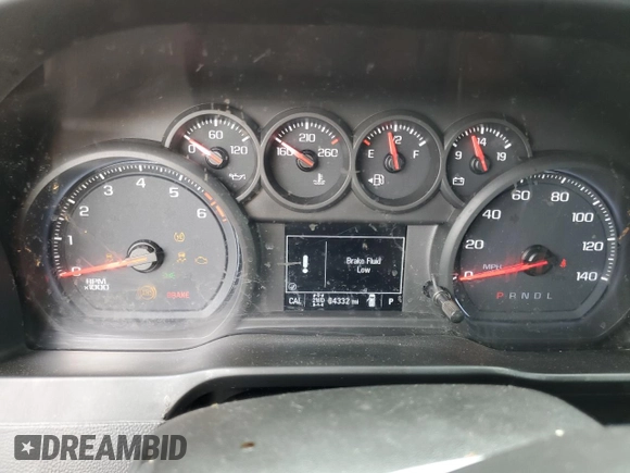 2019 Chevrolet Silverado 1500 Custom with VIN 1GCRYBEH1KZ380247, listed as a Copart auction lot 65769894 with 64,332 mi miles and Salvage Title. Bid and sale history available at DreamBid. Image 9.