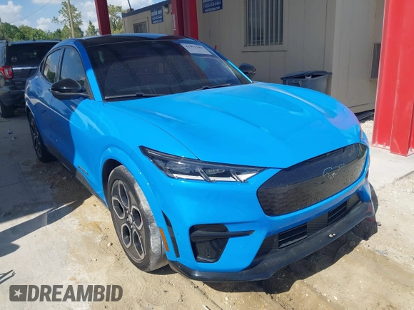 2022 Ford Mustang Mach-E GT with VIN 3FMTK4SE0NMA31868, listed as a IAAI auction lot 41951180 with 29,446 mi miles and . Bid and sale history available at DreamBid. Image 1.