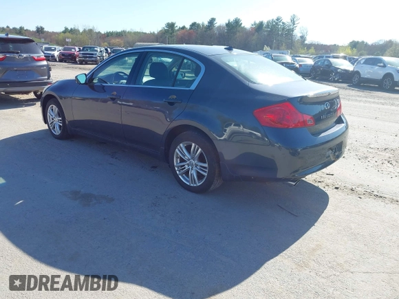 2011 Infiniti G37 x with VIN JN1CV6ARXBM354640, listed as a IAAI auction lot 42149111 with 107,520 mi miles. Bid and sale history available at carsss.com. Image 3.