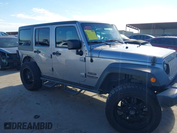 2017 Jeep Wrangler Unlimited Sport with VIN 1C4BJWDG1HL709191, listed as a IAAI auction lot 41360554 with 64,527 mi miles. Bid and sale history available at carsss.com. Image 14.