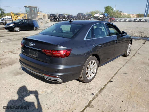 2021 Audi A4 Sedan Premium with VIN WAUABAF40MN014131, listed as a Copart auction lot 49098313 with 17,079 mi miles. Bid and sale history available at carsss.com. Image 3.