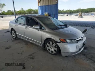 2006 Honda Civic LX with VIN 1HGFA16506L065908, listed as a Copart auction lot 51797795 with 87,456 mi miles and Salvage Title. Bid and sale history available at DreamBid. Image 4.