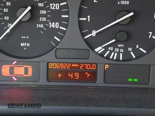 2000 BMW 5 Series 528iA with VIN WBADM6343YGU12629, listed as a IAAI auction lot 41963814 with 206,922 mi miles. Bid and sale history available at carsss.com. Image 15.