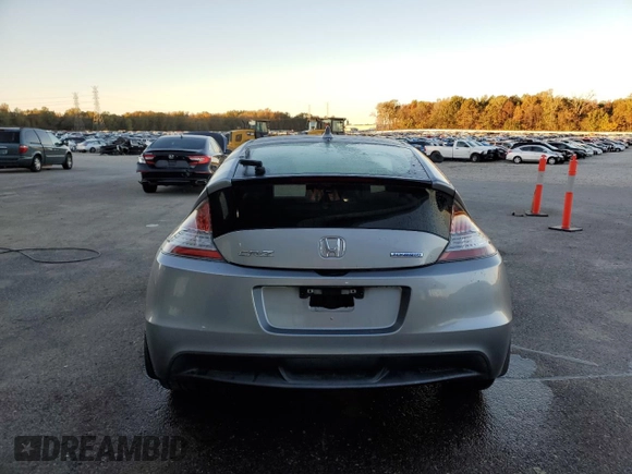2012 Honda CR-Z with VIN JHMZF1D49CS005245, listed as a Copart auction lot 80235854 with 166,389 mi miles and Salvage title. Bid and sale history available at DreamBid. Image 6.